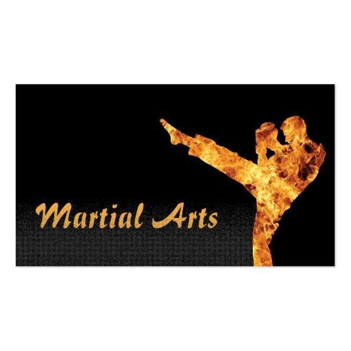 MMA Fighter Martial Arts Business Cards Zazzle