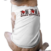 MMA Mixed Martial Arts Bloody Skulls pet clothing