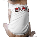 MMA Mixed Martial Arts Bloody Skulls Doggie T Shirt