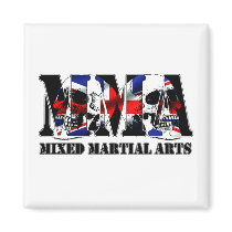 MMA Mixed Martial Arts UK Skulls magnets by MMAKnockoutStore MMA Mixed Martial Arts UK Skulls magnets