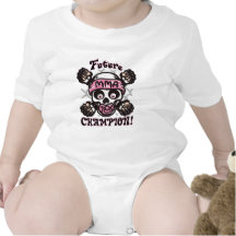 MMA Skull and Binky Rompers