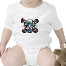 MMA Skull and Binky T-shirt