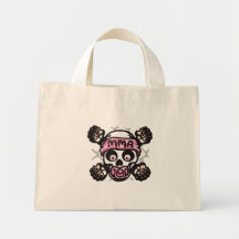MMA Skull and Binky Tote Bag