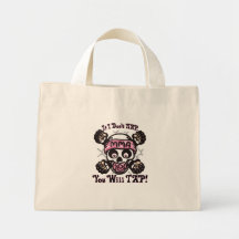 MMA Skull and Binky Tote Bags