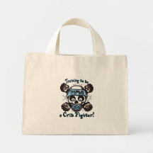 MMA Skull and Binky Tote Bags