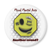 MMA Smile, Another round? magnets by 505_fights MMA Smile, Another round? magnets