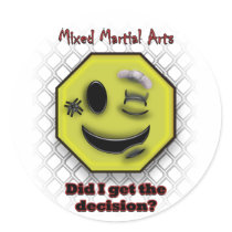 MMA Smile, Did I get the Decision? stickers