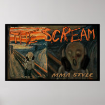 MMA The Ultimate Scream Poster