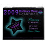 MMC 2009 MYSPACE MUSIC CALENDAR - Original Front