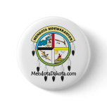 MMDC Mendota Dakota Logo and Webs Pinback Buttons