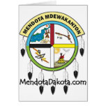 MMDC Mendota Dakota Logo and Webs Greeting Card