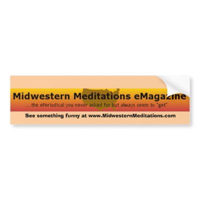 MMeM tshirt, See something funny at www.Midwest... Bumper Sticker by cubconn