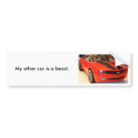 MMM (2), My other car is a beast. Bumper Sticker