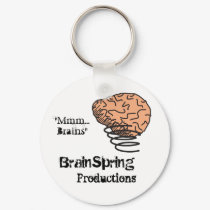 Mmm Brains on your keys keychains