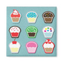 Mmm, Cupcakes! magnets