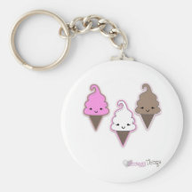 Mmm, Ice Cream Key Chain