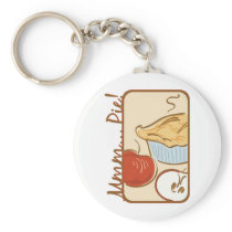 Mmm Pie design Keychains