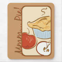 Mmm Pie design Mouse Pads