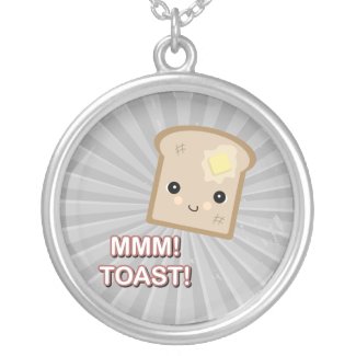 mmm toast necklace