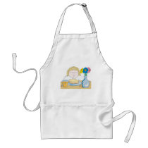 Mmmm! Apron on white aprons