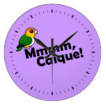 Mmmm, Caique! Wall Clock