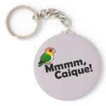 Mmmm, Caique! Basic Keychain