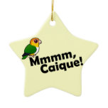 Mmmm, Caique! Star Ornament