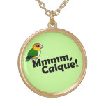 Mmmm, Caique! Gold Finish Necklace