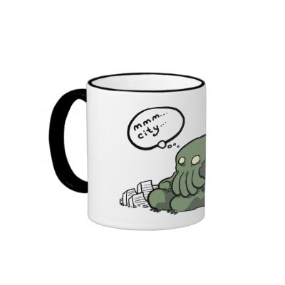 Mmmm... City... Coffee Mug by namblypambly