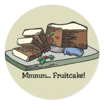 Mmmm Fruitcake stickers