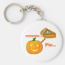 Mmmm..... Pumpkin Pie - Halloween Key Chain