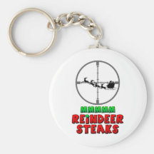 Mmmm… Reindeer Steaks Keychain