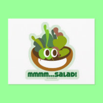 Mmmm Salad postcards by Anotherfort Mmmm Salad postcards