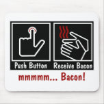 mmmmm... Bacon! Push button bacon mousepad