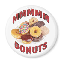 MMMMM DONUTS magnets