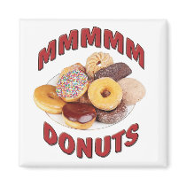 MMMMM DONUTS magnets