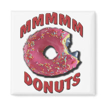 MMMMM DONUTS magnets