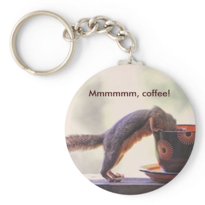 coffee keychain