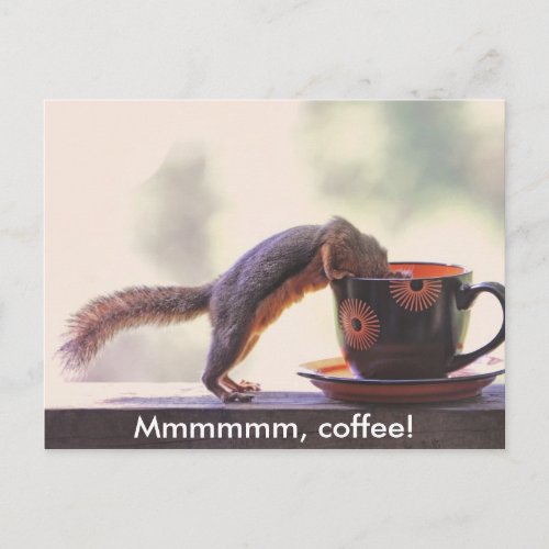 Mmmmmm, Coffee! zazzle_postcard