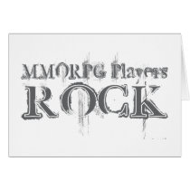 MMORPG Players Rock cards