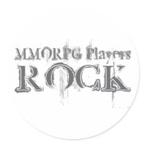 MMORPG Players Rock stickers