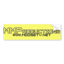 MMP Bumper Sticker bumper stickers by MooseTV MMP Bumper Sticker bumper stickers
