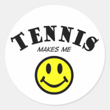 MMS: Tennis Round Sticker