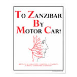 To Zanzibar By Motor Car! = Branches of the facial nerve: 1. Temporal, 2. Zygomatic, 3. Buccal, 4. Masseteric, 5. Cervical.
Do you remember studying for the big exam late into the night? We used Mnemonic flashcards to remember everything from the planets to the bones of the hand. These beautiful graphic prints are an homage to those witty and humorous mnemonics, our college days, and the knowledge imbibed there. Mnemonic: To Zanzibar By Motor Car Posters