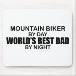 Mntn Biker - World's Best Dad Mouse Pad