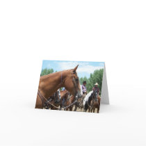 "Mo - One Great Horse" Notecard by tbarcequine "Mo - One Great Horse" Notecard