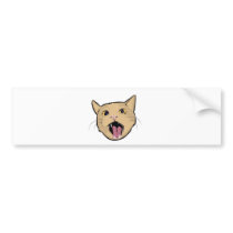 MOAR cat Bumper Sticker