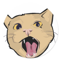 MOAR cat Sticker