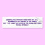 Mob rule bumper sticker