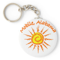 Mobile, Alabama Keychain